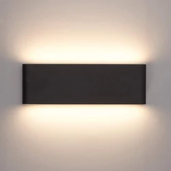 Lâmpadas de parede impermeáveis ao ar livre, Simples Up and Down Wall Lights, Esplanada externa para Garden Porch Terrace Varanda