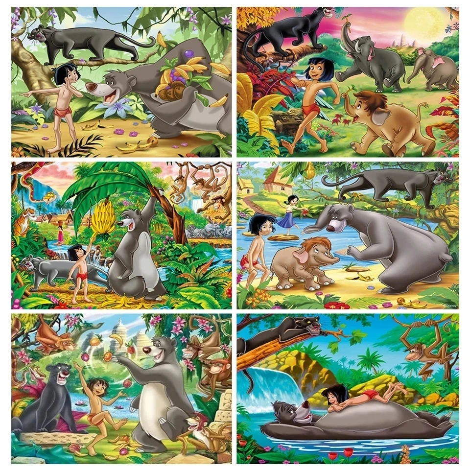 

Jungle Book Disney's Adventurous Dora 1000 Piece Jigsaw Puzzle Children's Puzzle Puzzle Festival Gift Puzzle Game