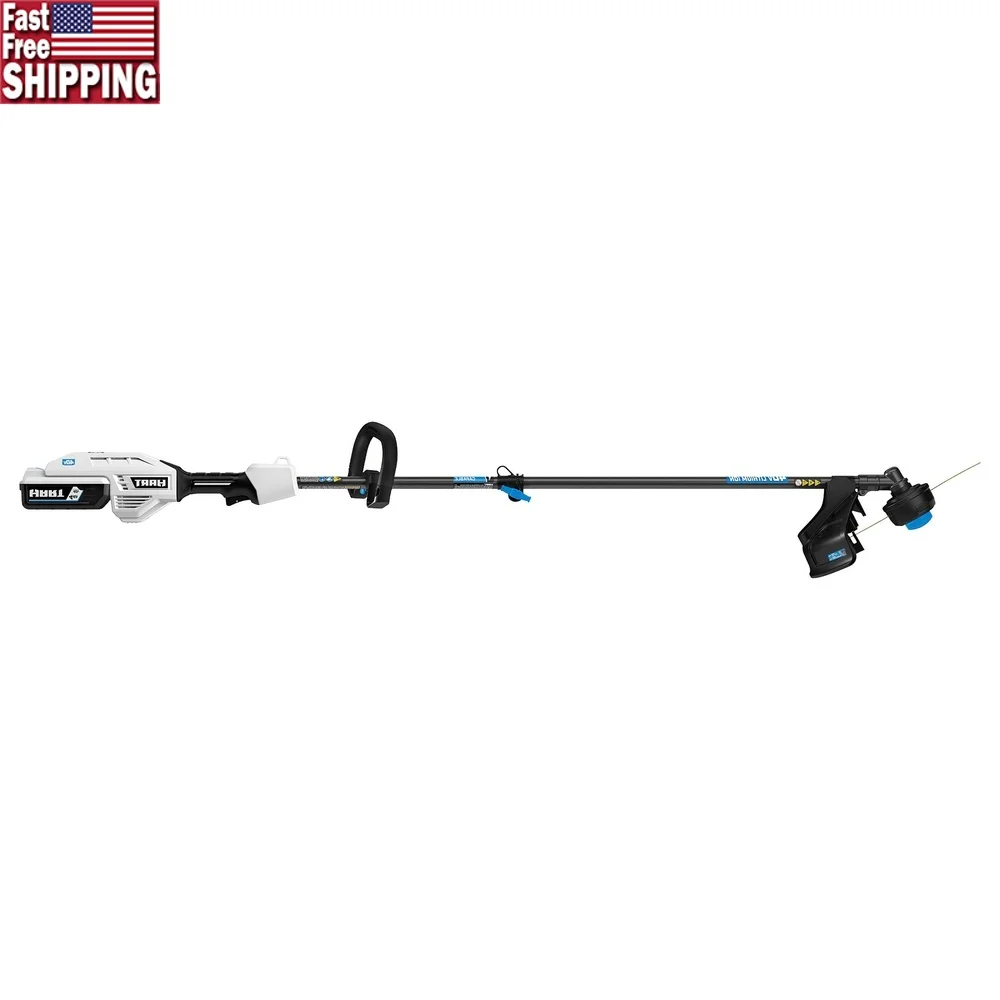 

40V Cordless String Trimmer Kit 15inch Adjustable Cutting Swath Variable Speed Trigger 4.0Ah Battery Charger Included Attachment