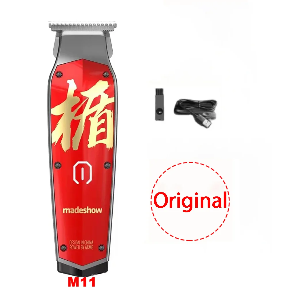 Madeshow M10 M11 Haarsnijder Heren Professionele Olie Hoofd Tondeuse Titanium Plated Keramisch Mes 7000 Rpm Kapsalon Trimmer