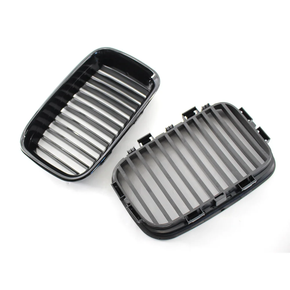 1 Pair Front Hood Bumper Kidney Grilles Grill Chrome for BMW 3-Series E36 Sedan Coupe Touring 1990-1996 51138122237 51138122238 view 3