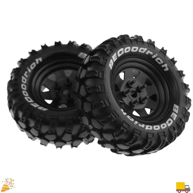 

Metal 1.9Inch Beadlock Wheel Tires For 1:10 RC Crawler Car Axial SCX10 90046 TRX4 Redcat GEN8 Parts Accessories Black
