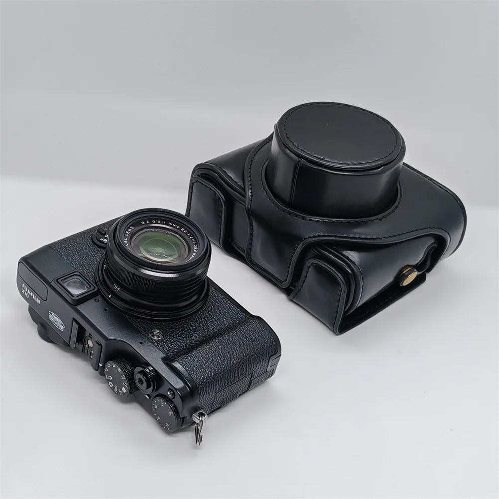 PU Leather Camera Bag Case For Fujifilm X10 X20 Fuji X10 X20 Full