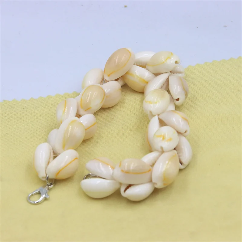 Gioielli esagerati Bohemia Natural Sea Snail Shape Shell Bead Making bracciale Design per Charm accessori regalo per feste da donna fai da te