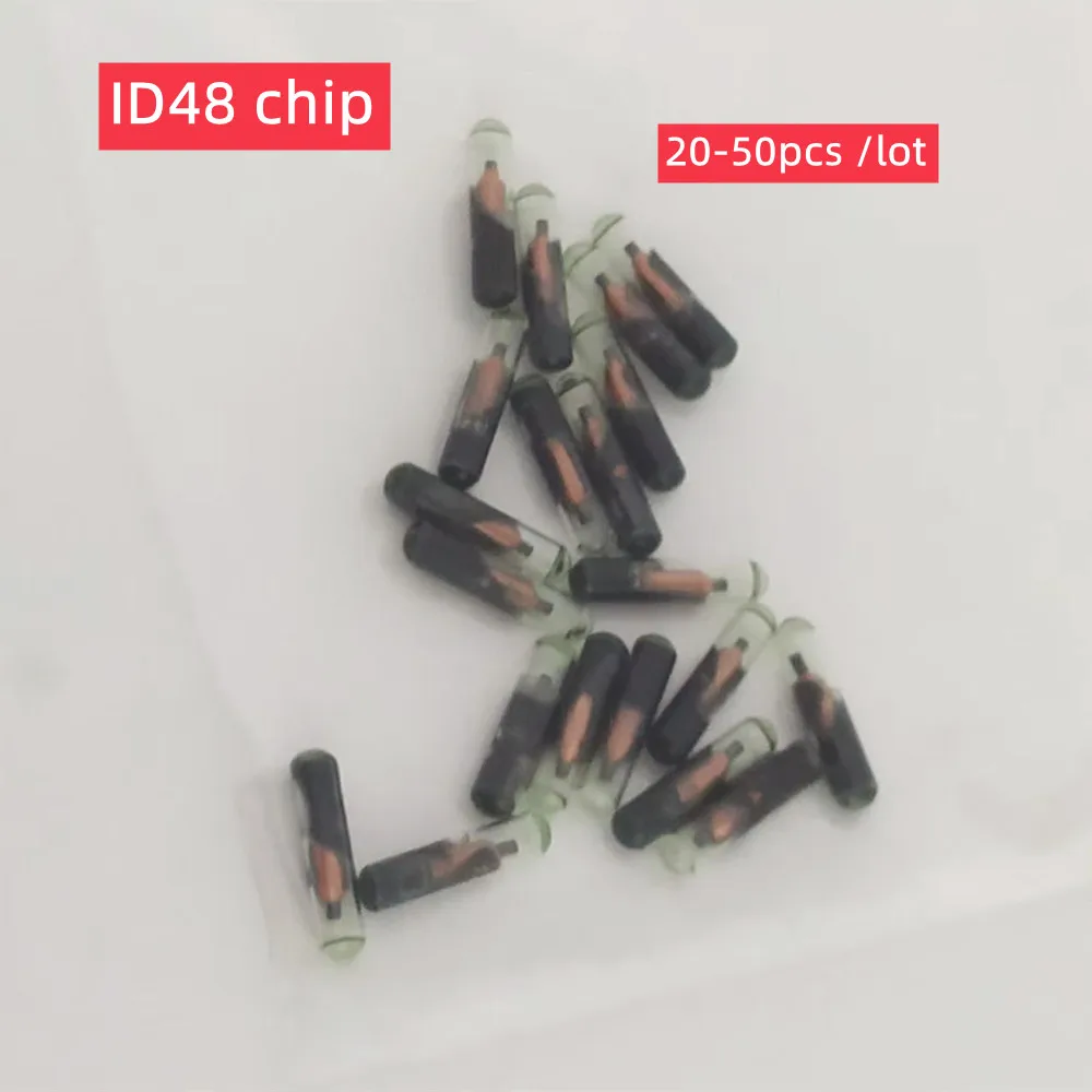 20-50pcs/lot ID48 Transponder Chip Car Key Blank OEM Auto Glass ID 48 Can Megamos Unlock Chips Aftermarket