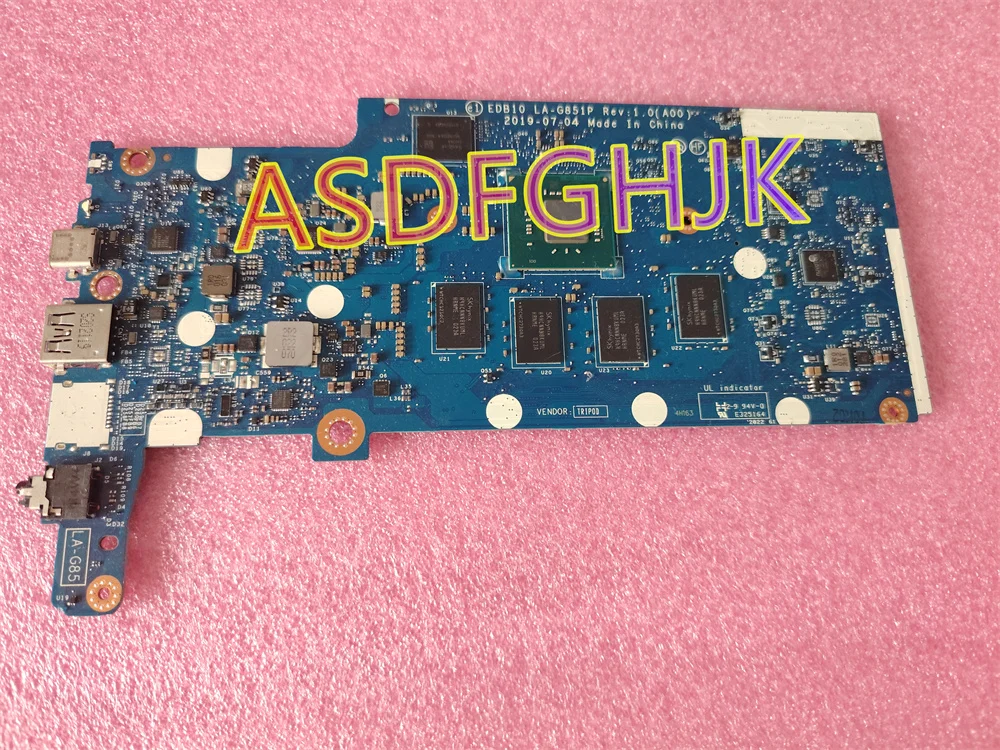 

For Dell Chromebook 3100 Notebook Mainboard Laptop ED810 LA-G851P 02V0PK7 09X2G7 0MW26R N4020 Motherboard Tested Fast Shipping