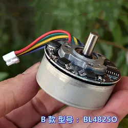 BL4825O DC12V 14.4V 24V 4000RPM 48mm BLDC Brushless Motor High Torque Reversible PWM Speed Regulation 6mm Shaft For Fascial gun