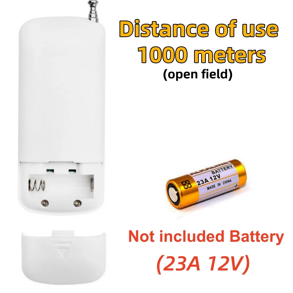 

433MHz RF Universal Remote Electric Socket with Remote Control 220V 16A EU Plug Control for Home Appliance/Lamp/Fan/Lighting