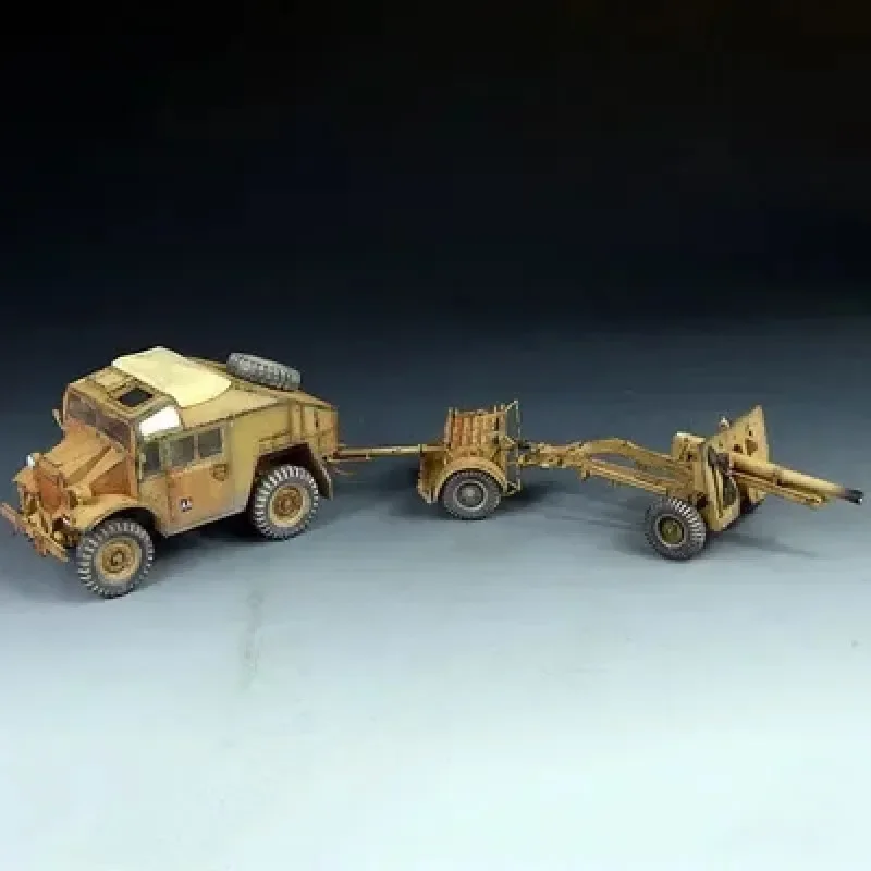 

Tamiya 35044 1/35 Scale British 25PDR Field Quad Gun Tractor (Canadian Ford F.G.T) Plastic Assembly Car Model – For DIY