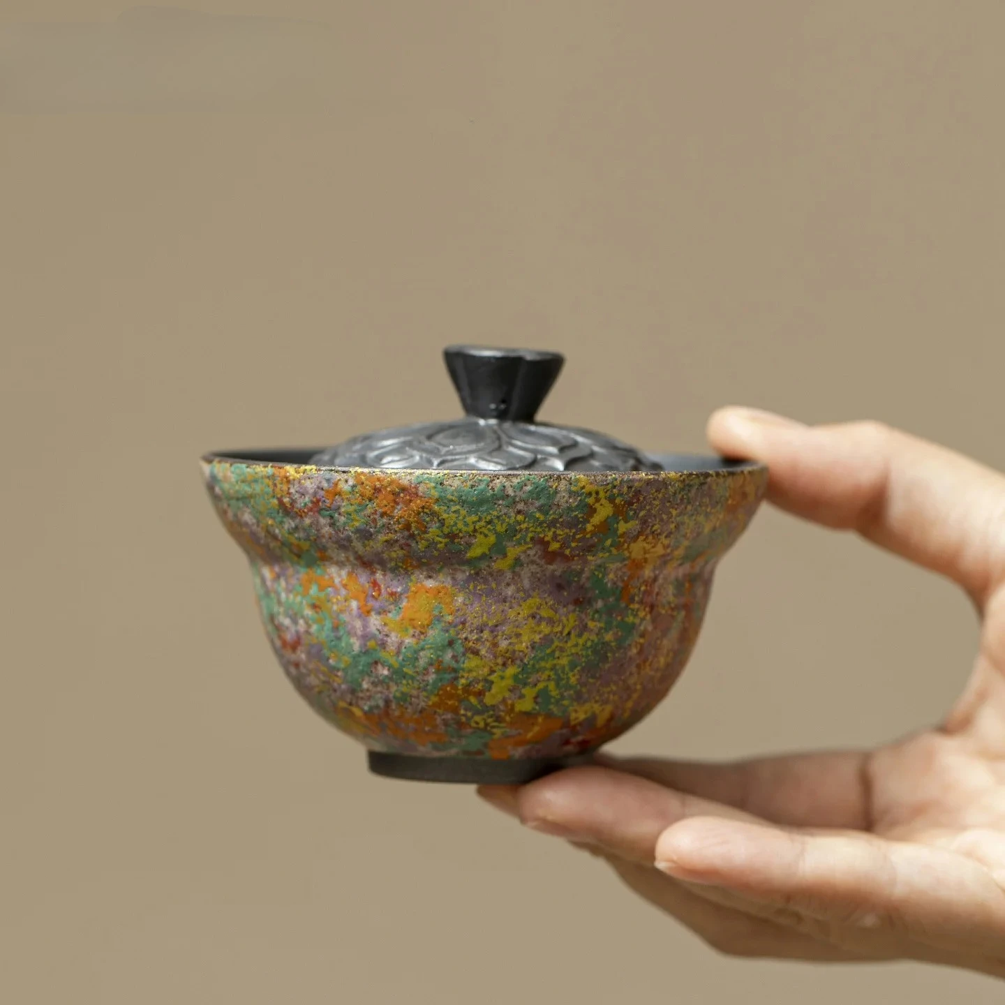 tazon-de-te-de-ceramica-hecho-a-mano-creativo-anti-escaldaduras-para-uso-domestico-con-tazon-de-te-gaiwan-de-minerales-crudos-coloridos
