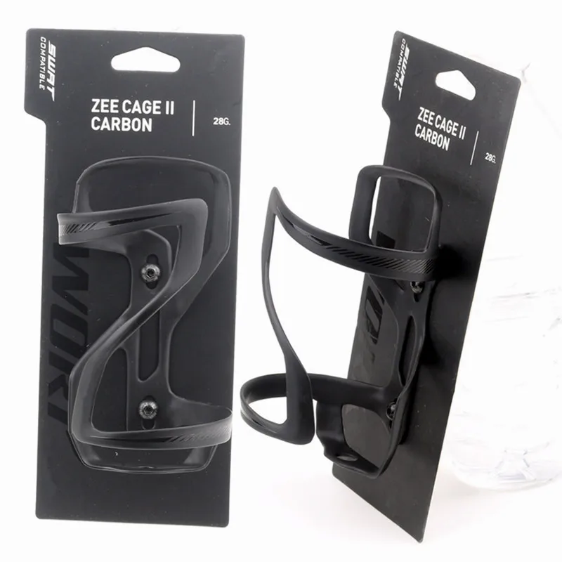 ZEE CAGE II Bicycle Bottle Cage 28g Carbon Fiber Work Cycling Cup Holder Special Bike Cages Cycle Part Bike Accessories