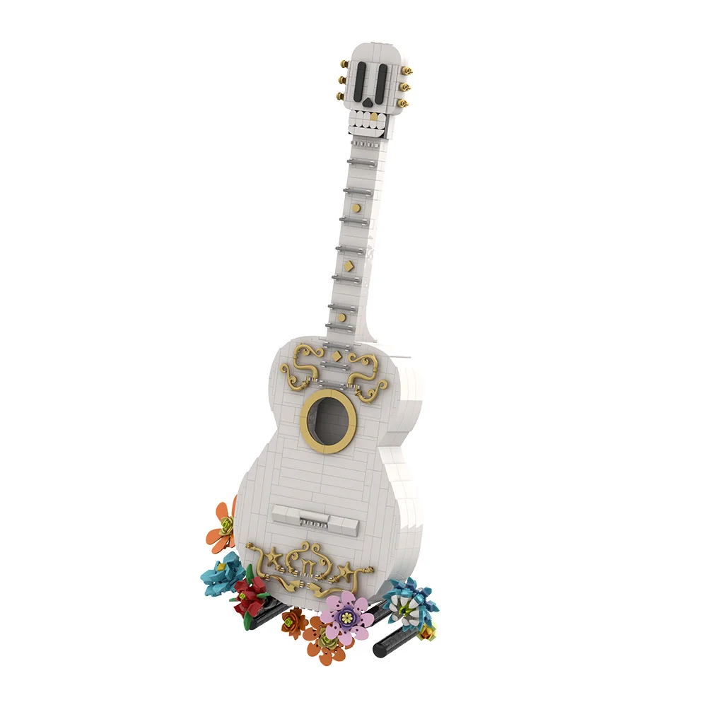 ゴブリックス MOC DIY 映画ギター デザイン 組み立てブロック モデル 創造性 ギター ブロック diy 組み立ておもちゃ 子供向けギフト