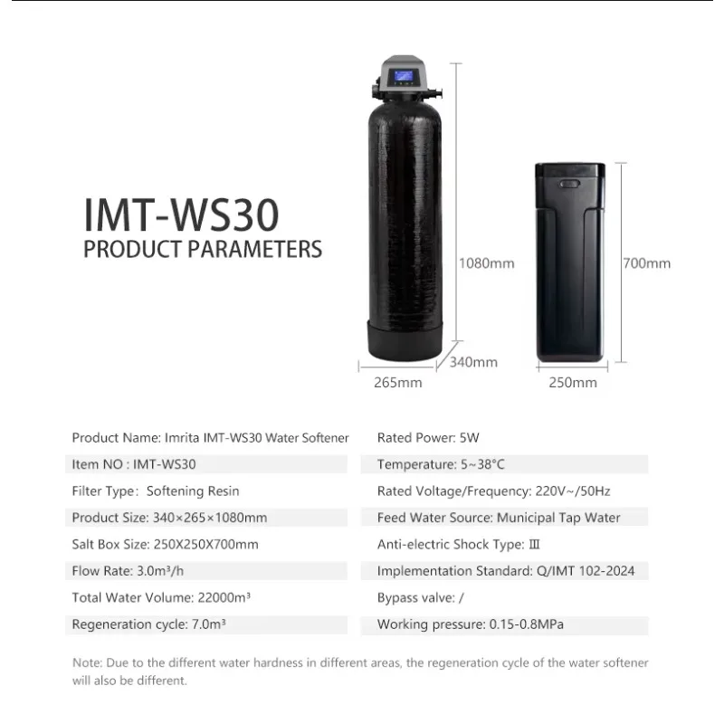 STLF High-Flow Whole House Water Purification Filter Magnetic Water Softener for