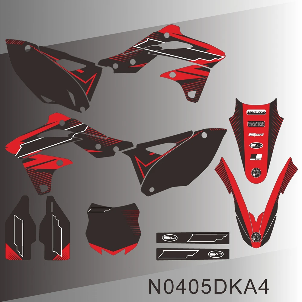 Para Kawasaki KX250F KXF250 KXF 250 KX 250F 2013 2014 2015 2016, Gráficos Completos, Calcomanías, Pegatinas, Fondo para Motocicleta N0405DKA