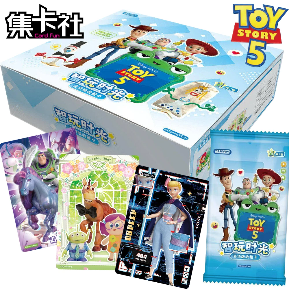 

Original Card.fun Toy Story 5 Collection Cards Buzz Lightyear Woody Disney Classic Comedy Animated Movie Character Cards Gifts