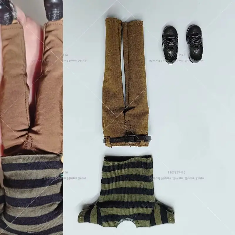 

1/12 Scale Sand Controller Villain William Male Clothes Brown Classic Kits With Belt Shoes For ml 6-inch Action Figure Soldier