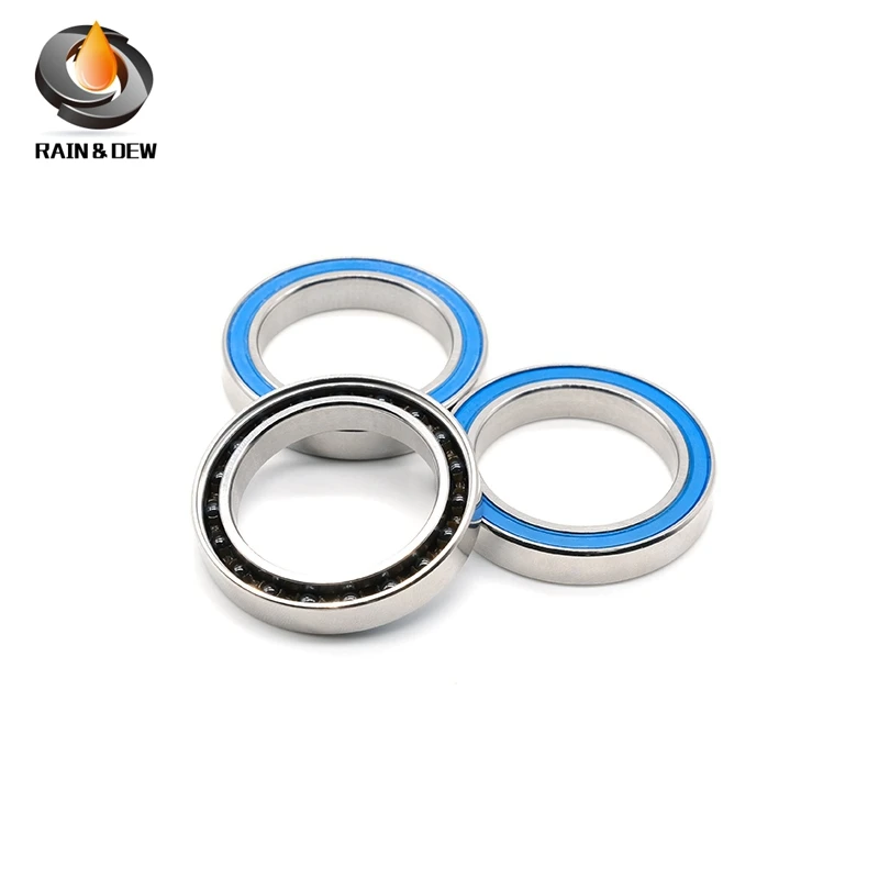 

Stainless Steel Hybrid Ceramic 2PCS 6806RS CB Ball Bearing 30x42x7mm Rubber Sealed Si3N4 61806 6806 2RS