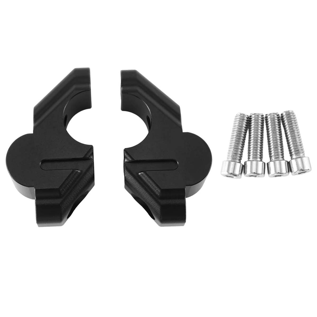 

Motorcycle Handlebar Riser Handle Bar Clamp Extend Adapter for 700 XT700Z World (Black)