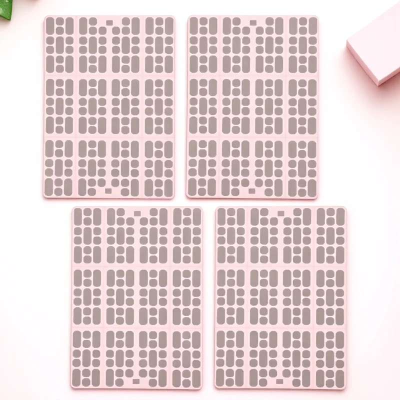 

4Pcs Rabbit Floor Mat Premium Plastic Bunny Cage Mats Reusable Waterproof Anti-Slip Hole Design Easy Clean for Small Animals