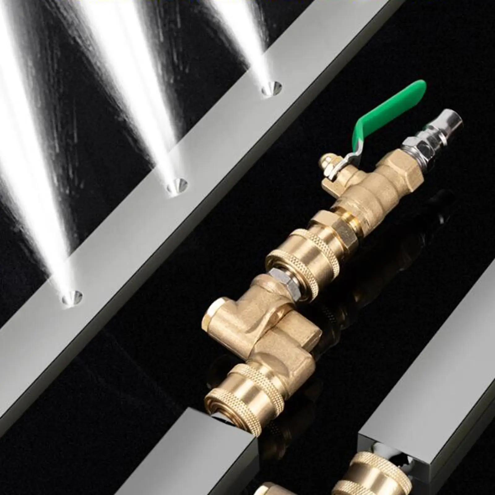 Stainless Steel Pressure Washer Extension Wand Adjustable Joint for Pressure Washing Machine Auto Cleaning