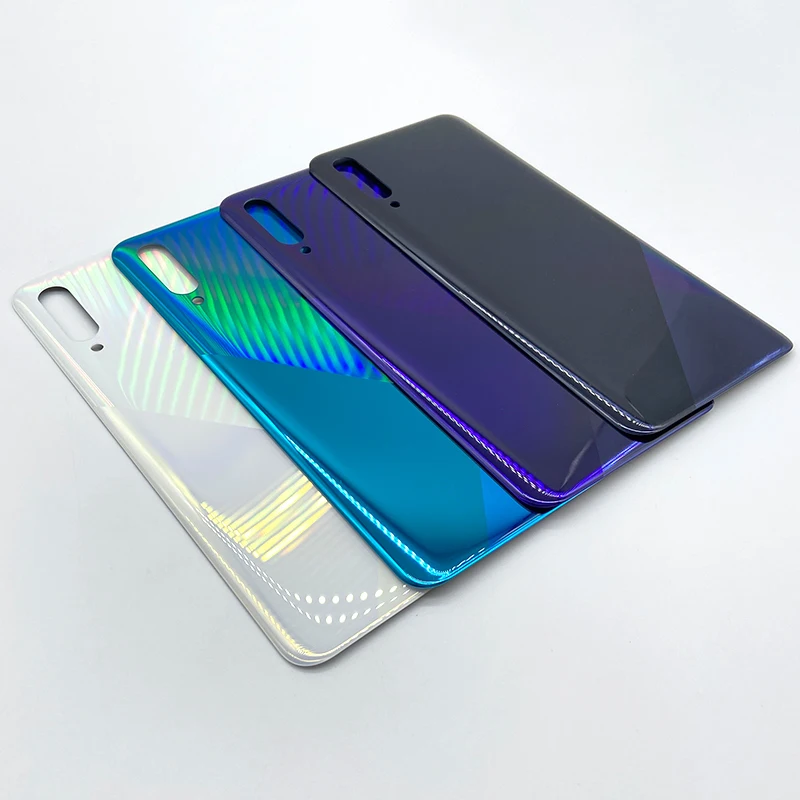 New For Samsung Galaxy A30s A307F A307FN A307G Middle Frame Bezel Plastic Battery Back Cover Rear Door Housing Case Replace