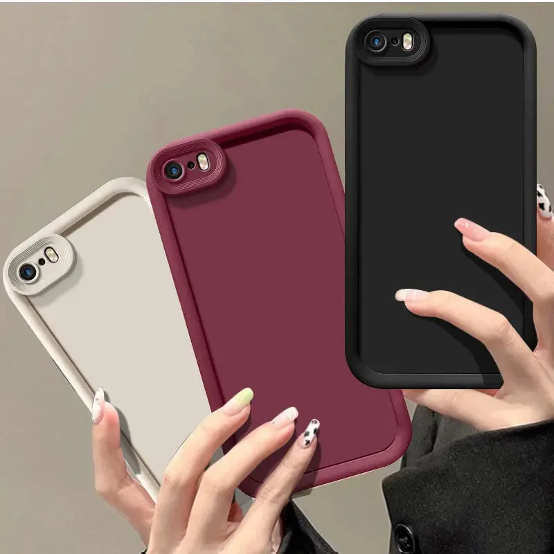 Capa para iPhone 5, Capa para Apple 5S SE, Capas para Celular com Acabamento Fosco, Proteção contra Impactos, Carcaça, Funda, Shell, Capa