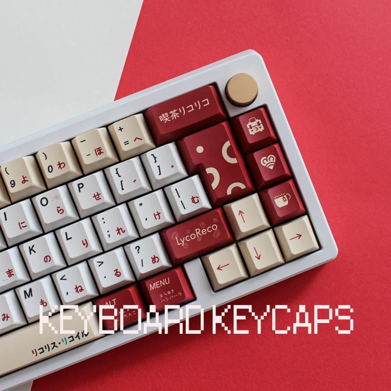 

140 Keys Cute Anime Theme PBT Keycaps Cherry Profile Keycaps for Mechanical Keyboard Personalization Sublimation Keycap