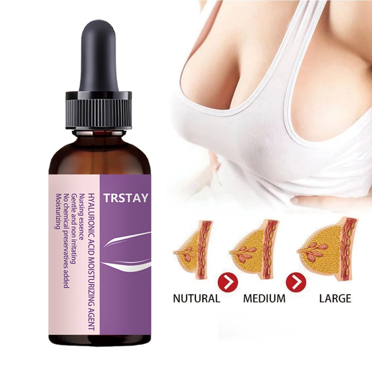

Breast Enlargement Essential Oils Essence Firming Enhancement Breast Enlarge Bigger Chest Massage Buttocks Enlargement