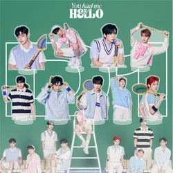 KPOP ZB1 You with Me At HELLO Album acrilico Standee ZEROBASEONE modello in piedi rick ZHANGHAO HANBIN ornamenti Desktop fan regalo