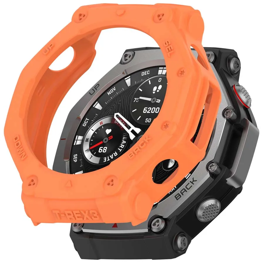 Watch Case Cover For Amazfit T REX 3 Bumper TPU Protective Shell Frame For Huami Amazfit T-Rex 3 Protector Case Accessoies - Image 3