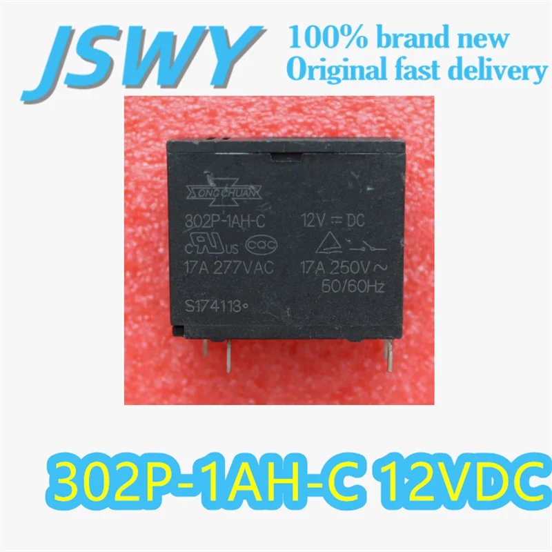 

(10/50 pieces) 302P-1AH-C Genuine 302P-1AH DIP-4 Package Signal Relay 12VDC Coil 1A Contact Current High Reliability In Stock