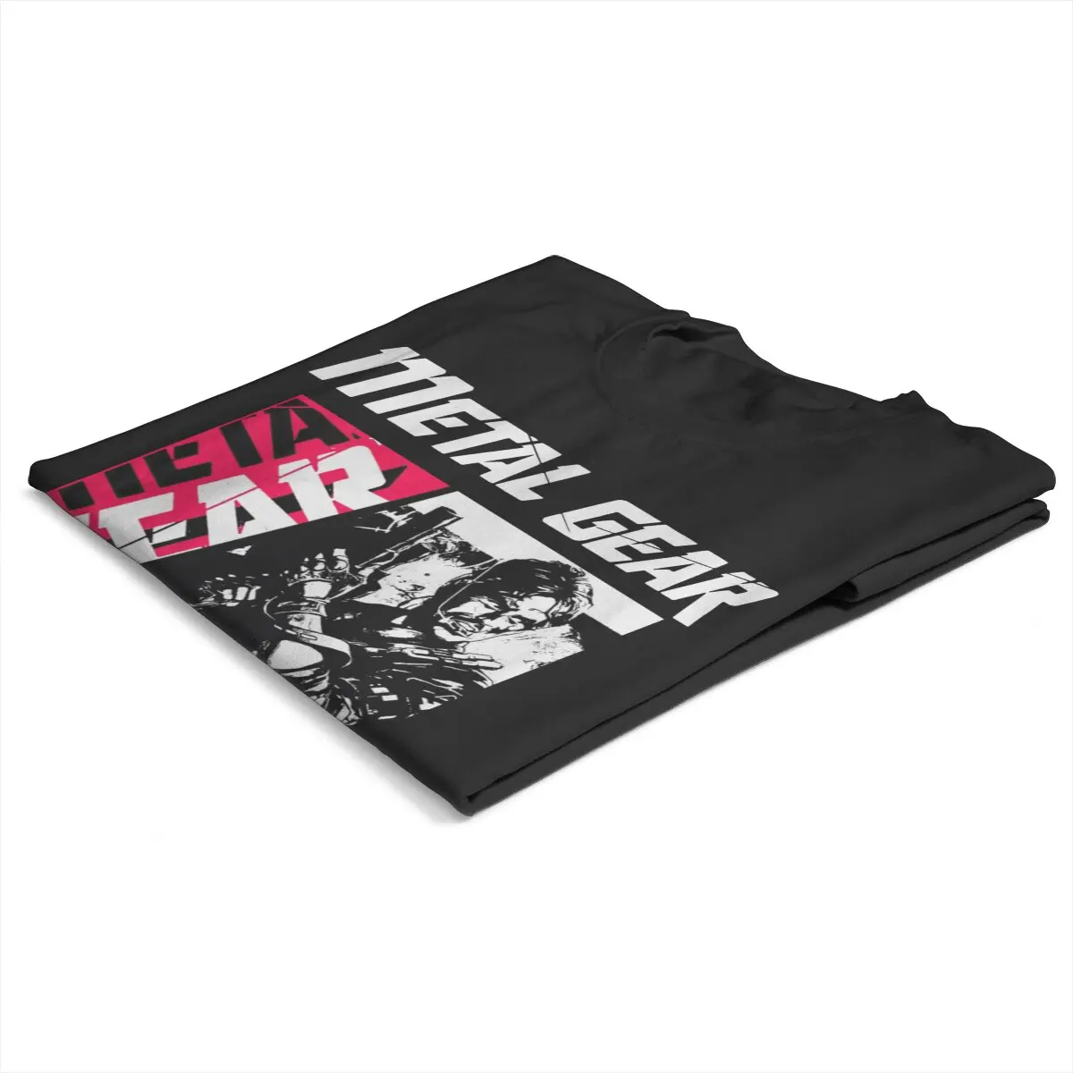 Metal Gear Retro Gaming Metal gear solid mgsv phantom pain T-Shirt for Men vintage Large size Cotton printed t-shirt