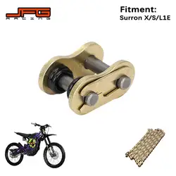 Motorcycle 420 Chain Buckle Ring Link With O-Ring Chain Lock Oring For Surron Sur-Ron Sur Ron X S L1E Off-Road Electric Vehicle