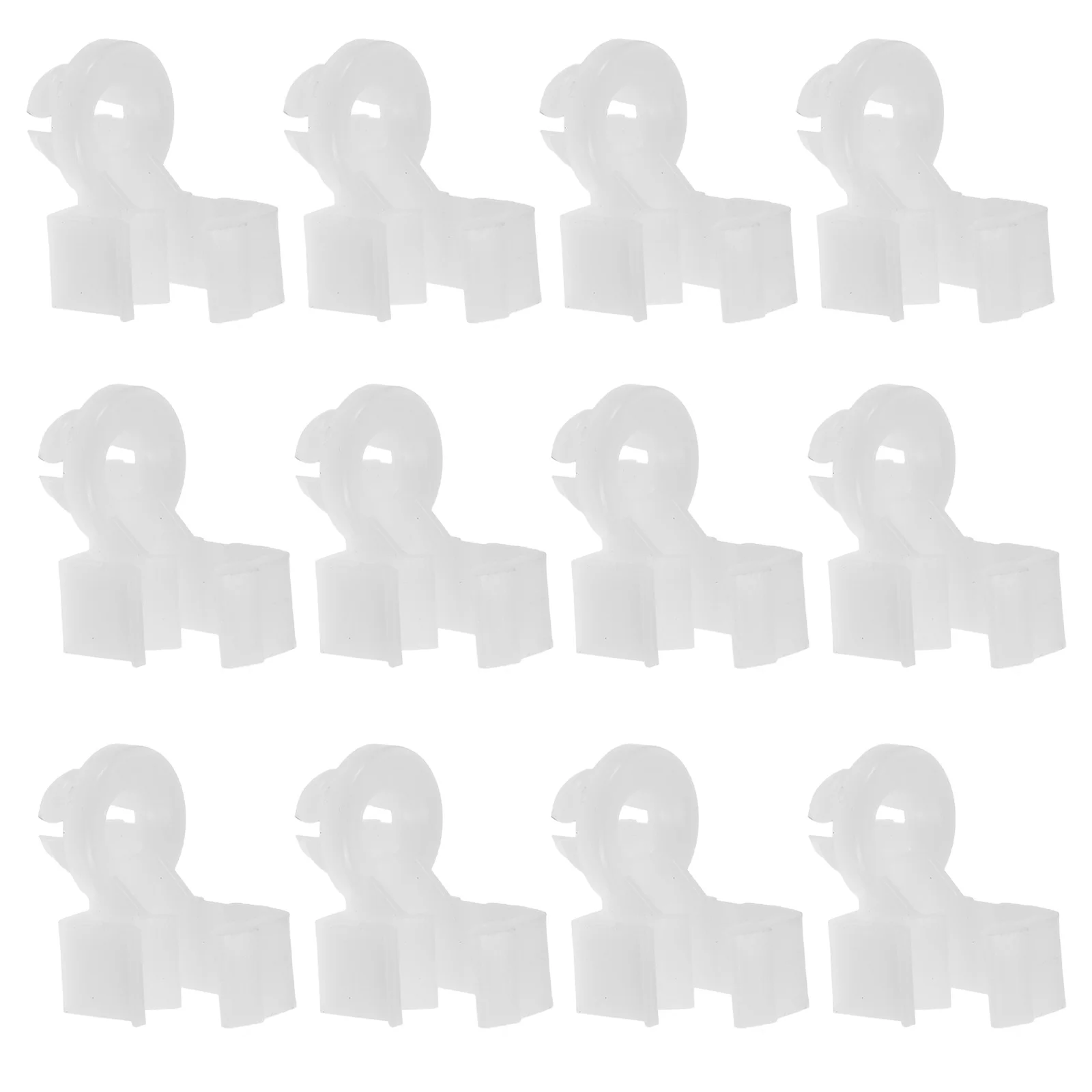 

100pcs Engine Rod Clamp Plastic Hood Prop Rod Retainer Secure Fit For Car Hood Support - Universal Auto Repair Clip Holder