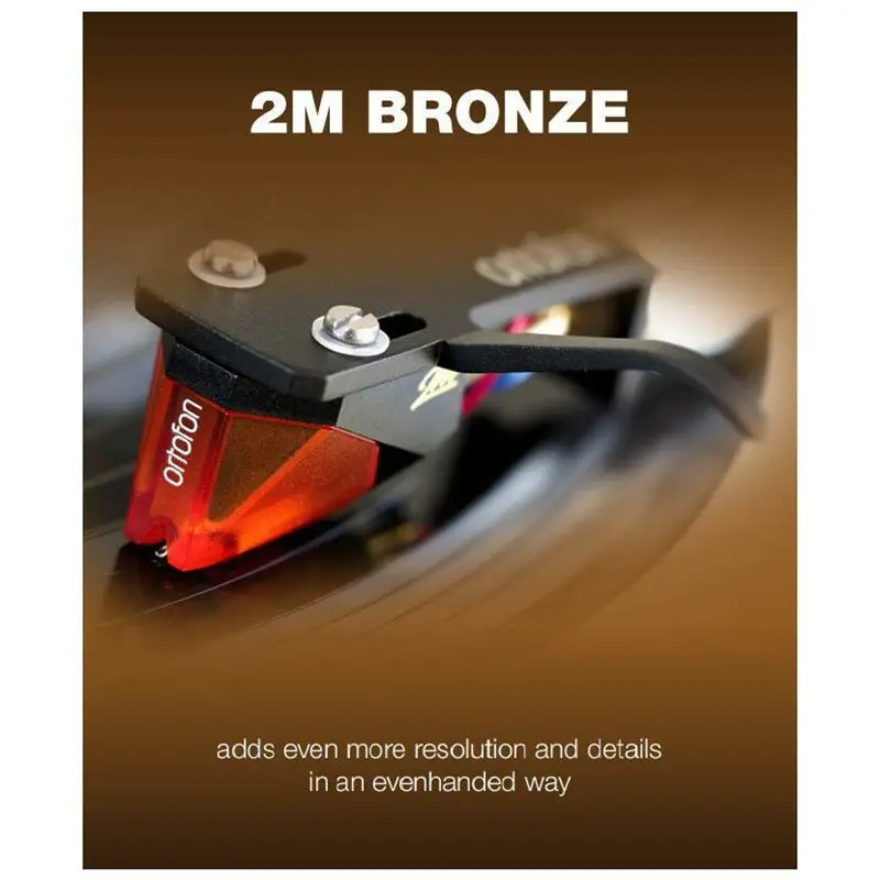 NEW ORTOFON 2M Bronze Antique Brass LP Vinyl Phono MM Audio Cartridge