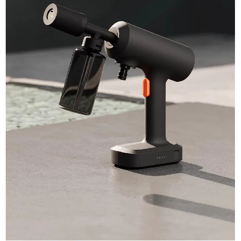 

Portable Pressure Washer Water Gun 2000mAh Lithium Battery Garden 160L/h Large Water Cleaning Washing Machine Efficient Flushing