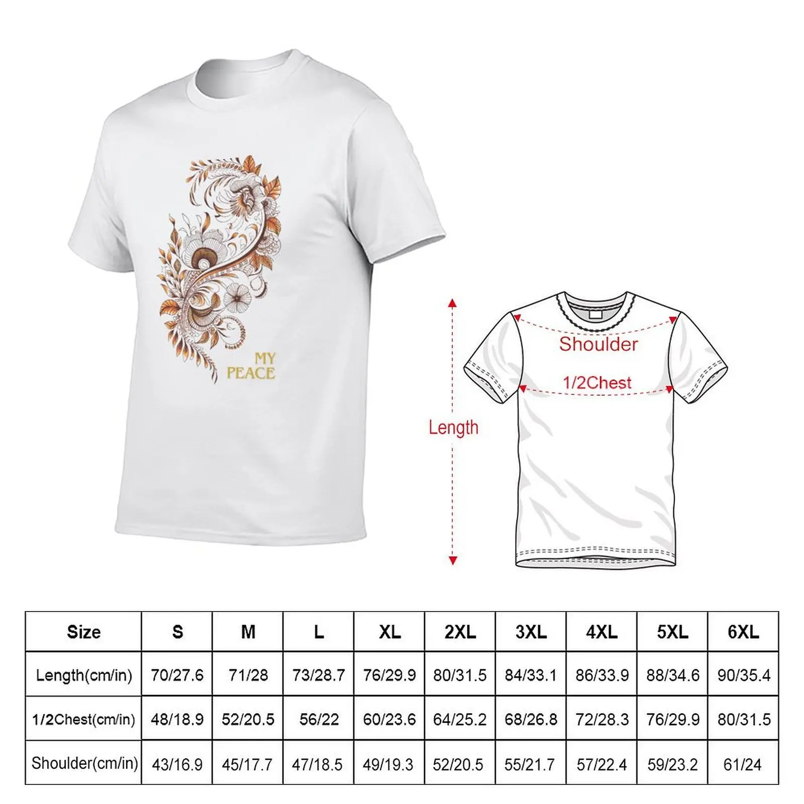 My Peace, The need of Life Art Design T-Shirt t shirts for man slim fit t shirt man plain T-Shirt