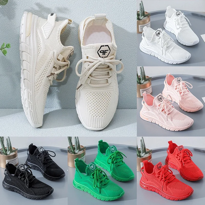 2022 Women Tennis Shoes Fashion Sneakers Spring Light Flat Anti-slip Footwear Black Sports Shoes Trainer Summer Ladies Gym Shoes