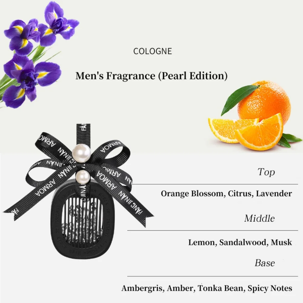 معطر هواء للسيارة مع عطر وربطة عنق معلقة لتزيين عطر يدوم طويلاً وعطر متعدد الأغراض #5