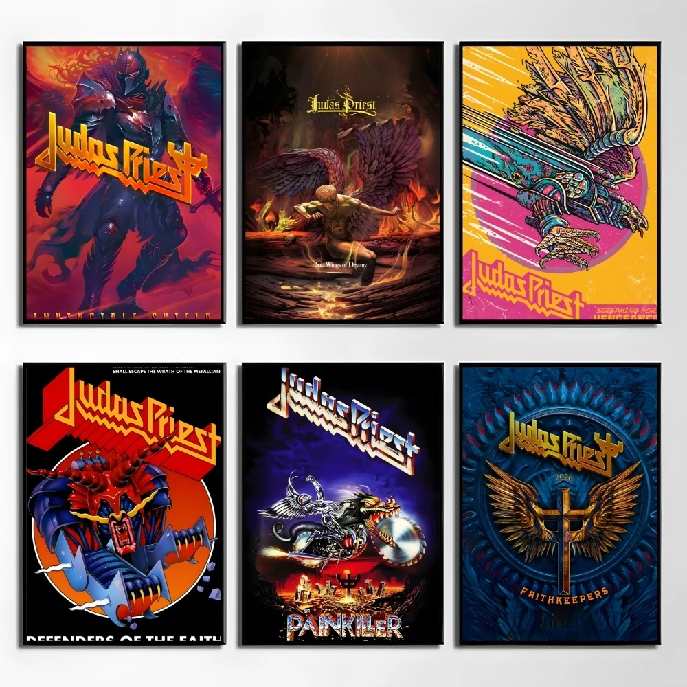 

Rock Band J-judas Priest Poster Elegant And Affordable Wall Art Stickers For Dormitory Living Room And Bedroom Spaces