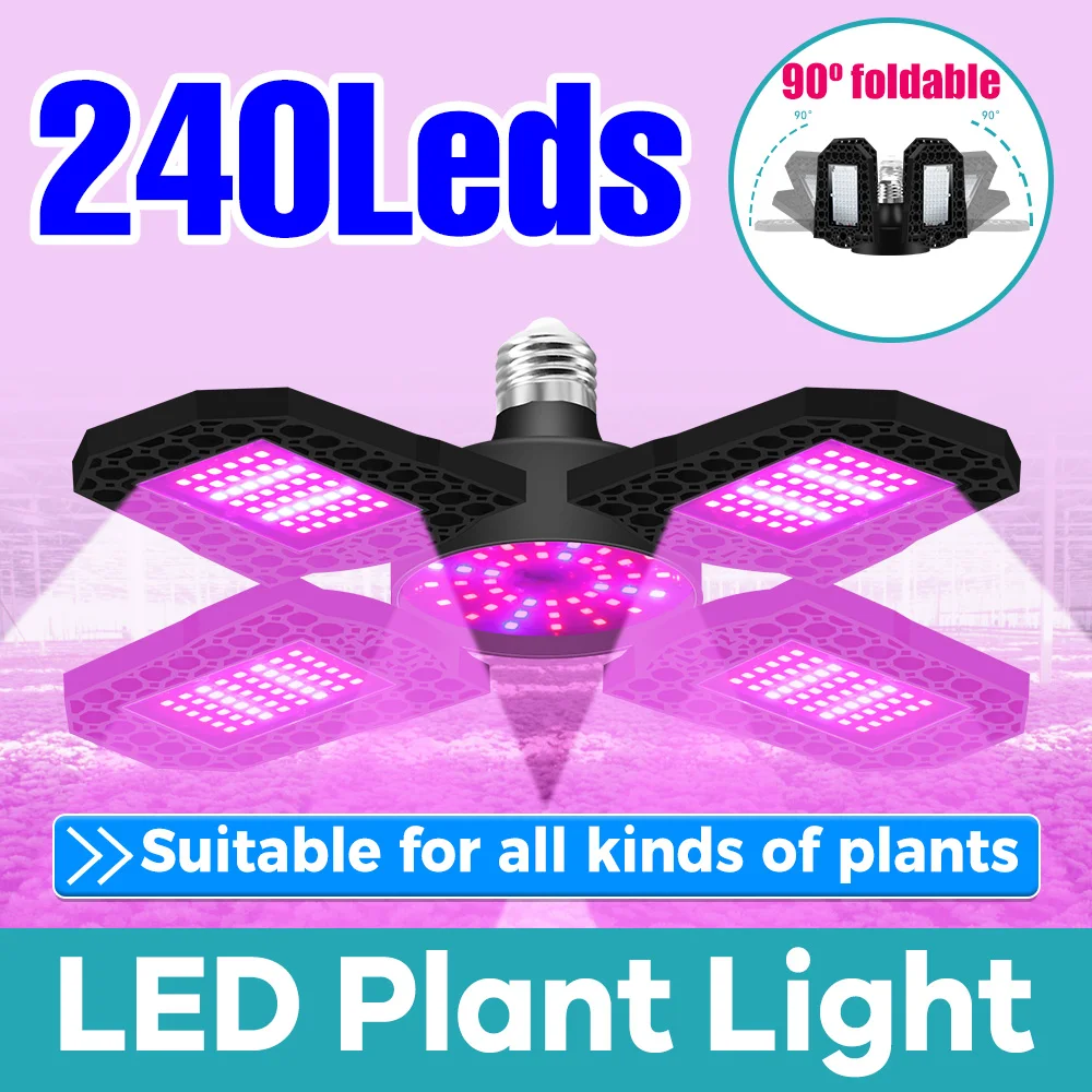 

Светодиодные лампы для растений 200 Вт E27/E26, полный спектр, для гидропоники, выращивания в гроубоксах, для семян, деформируемые