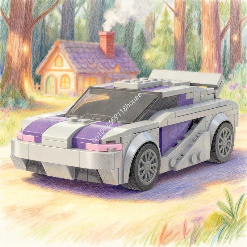 

266 шт. MOC Acceleracers Technetium City Champions Модель Строительные блоки Архитектура Рождественский подарок Игрушка DIY Творческая идея