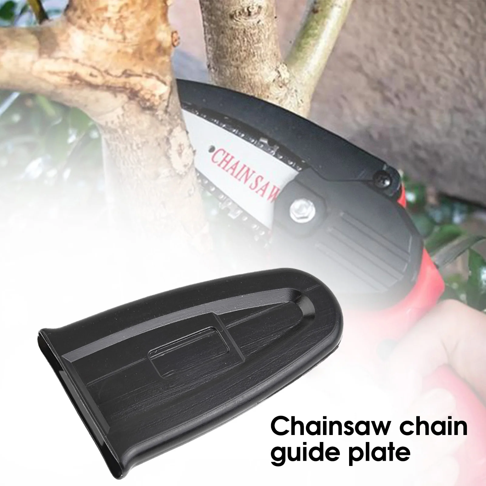 Metal Chainsaw Guide Plate Portable for Garden Use 4 Inch Replacement Bar for Mini Electric Handheld Saw Durable Tool Part