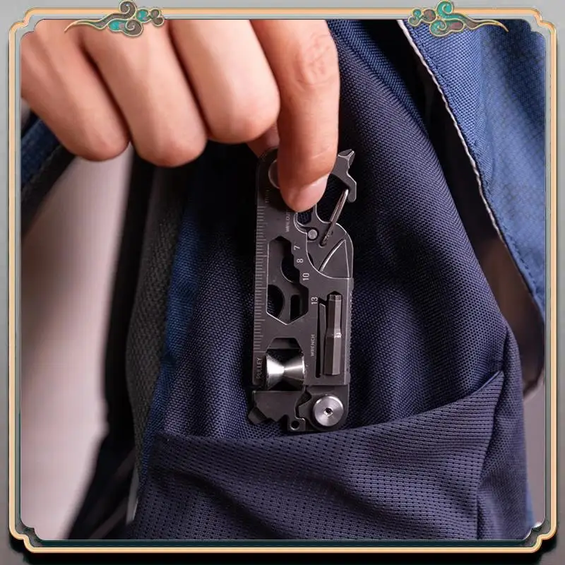 A73Q-EDC Комбинированный инструмент Карманный инструмент 30-в-1 Открытый складной инструмент Многофункциональный ключ EDC