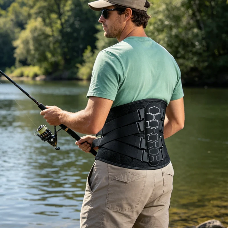 

1pcs Lumbar Support Belt Lower Back Brace for Lifting,Herniated Disc,Sciatica,Pain Relief,Breathable Lumbar Brace for Men Women