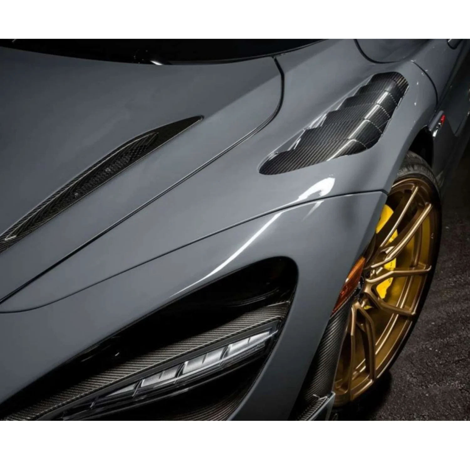 ملحقات قطع غيار السيارات حاجز السيارة مناسب لحاجز ألياف الكربون طراز McLaren 720S V