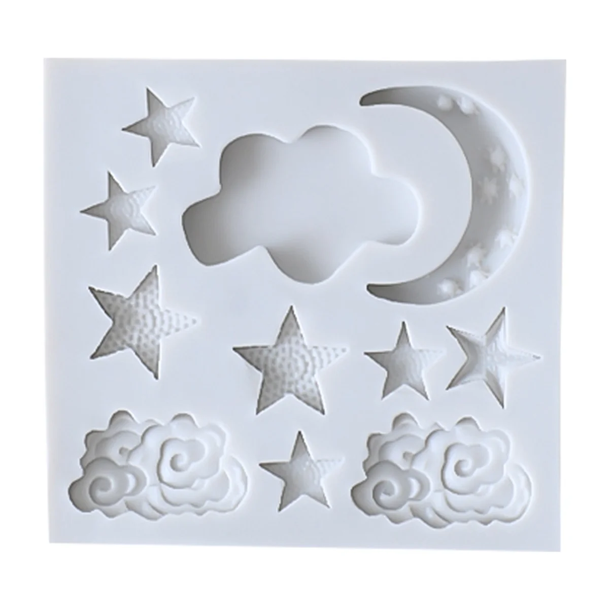 Cake Fondant Silicone Cake Baking Mold Star Moon Chocolate Mold Clouds Moulds Cake Decorating Accessories for Diy ToolsT99C