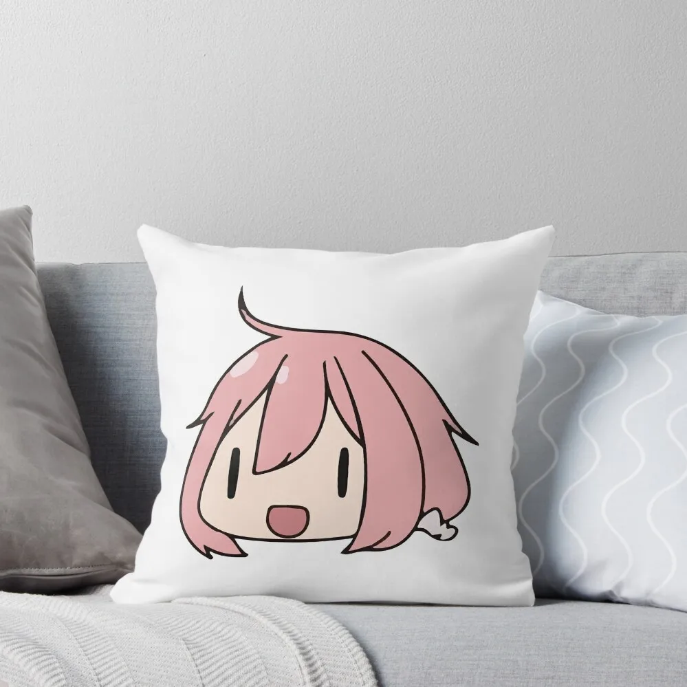 

Yuru Camp Nadeshiko Kagamihara Throw Pillow Luxury Cushion Cover luxury covers pillow