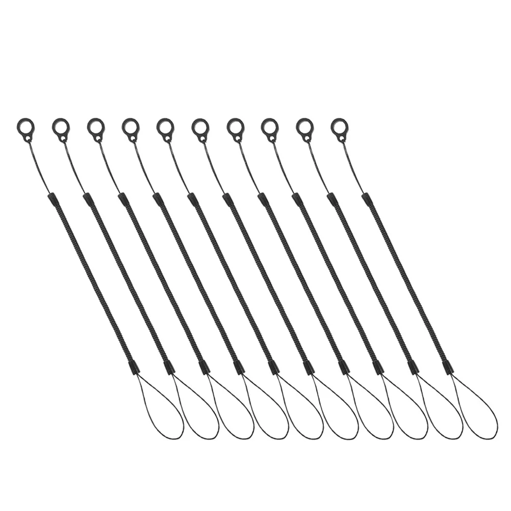 10Pcs Retractable Pen Leash for Stylus Elastic Coiled Lanyard Anti-Loss Tether Cord for Tablet Touchscreen Convenient Use