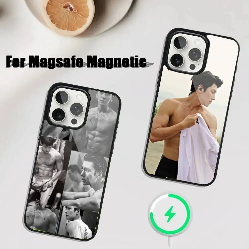 

Ji Chang Wook Phone Case For iPhone 16,15,14,13,12,11,Plus,Pro,Max Mini Magsafe Magnetic Wireless Charging